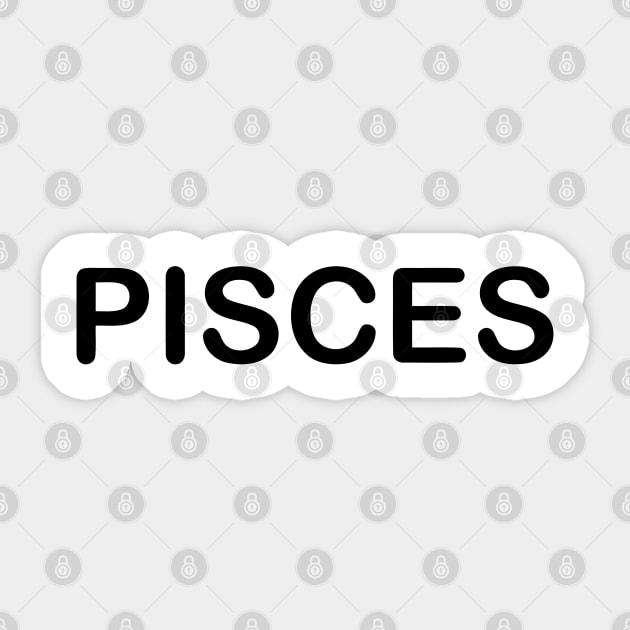 PISCES Sticker by mabelas